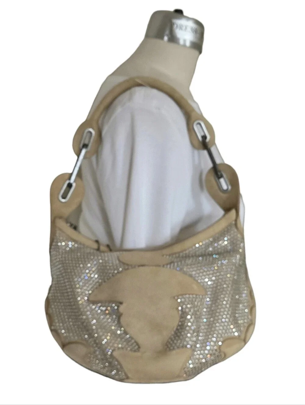 Jimmy Choo Grant Hobo With Swarovski Crystals